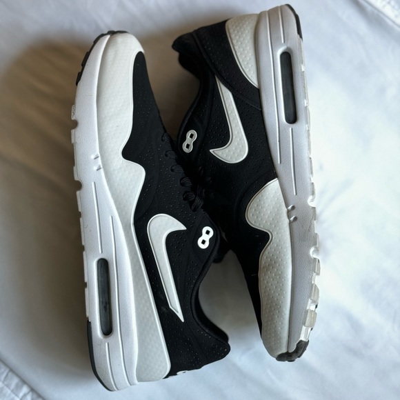 Nike Air Max 1 Ultra Moire Black White - Men’s Size 14 - Picture 6 of 7